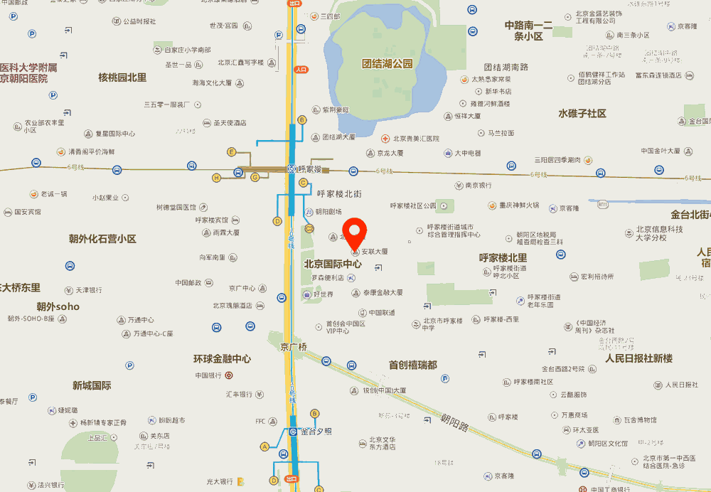 安联大厦位置地图
